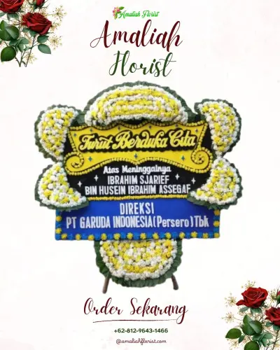Papan Bunga Duka di Sunter Agung